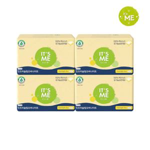 [잇츠미]잇츠미 뉴슬림 순면 생리대 오버나이트 8p x4팩(총 32p)