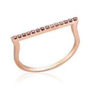 [비앤비골드] 14K 라운딩 1.1mm 컬러큐빅 실반지 NPR29764