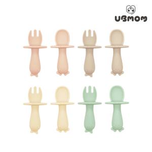 유비맘 자기주도 이유식 스푼 포크 세트