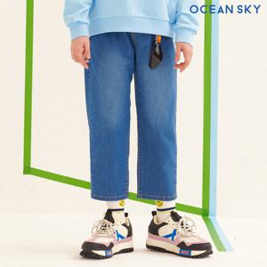 [오션스카이][썸머팬츠] 여아 밴드형 배기 에어진 팬츠-BBJG2356C0D