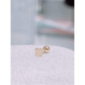 미니골드 14K 클로버 피어싱 (4mm) ENOM4122