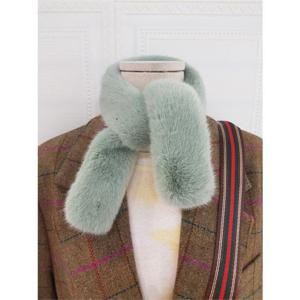 [쁘띠쁘니] 인조 밍크꼬리 목도리