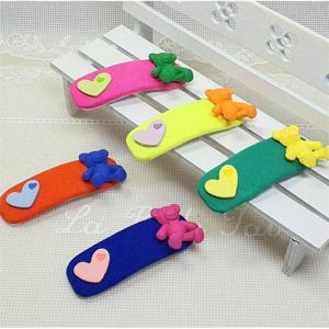 [뽐블링] 베어칼라딱핀 똑딱핀 헤어핀