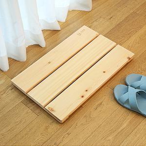 휴 플러스 히노끼 원목 발판 소 / 욕실 화장실 현관 발매트