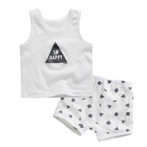 그린베베 국내생산 영유아용 여름 세모친구 쟈가드내의(나시)