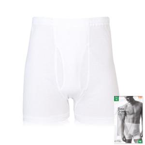 [TRY]남성 베이직 드로즈팬티1매 백색팬티 화이트 면100