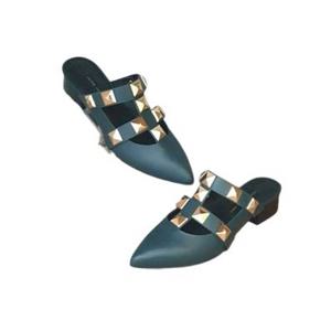 [세라] (2color) 마리오 VICTOR CHOI 스터드 징 장식 뮬(블러퍼)