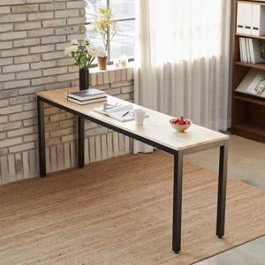 폭좁은 고무나무 원목 테이블_1600X350/창가테이블/보조테이블