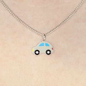 르클레보 아기자동차 미아방지 실버목걸이 SN9375