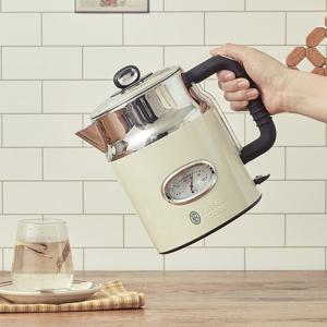 러셀홉스 레트로 전기포트 크림베이지 RH-2167C