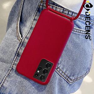 데켄스 갤럭시S22케이스 소프트 목걸이 스트랩 케이스 M720
