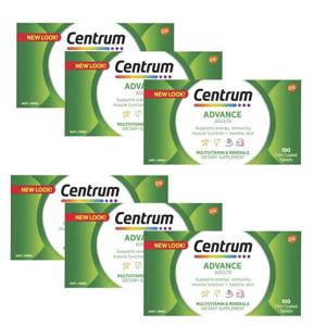 호주 센트룸 어드밴스 멀티비타민 100정 6개