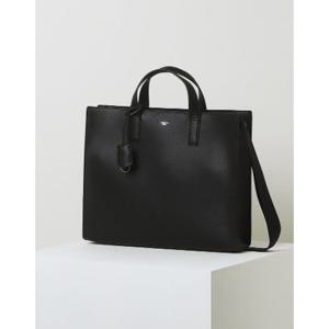 [헤지스ACC] 블랙 서류형 토트백 HJBA1F850BK