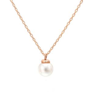 [비앤비골드] 14K 클래식 6mm 담수진주 체인 목걸이 NPN30450