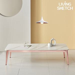 [리빙스케치] 몽드라떼 1400 포세린 세라믹 소파테이블[착불]좌식 거실테이블