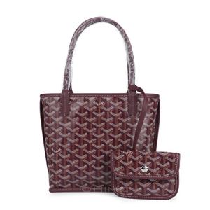 고야드백 토트 앙주 MINI 리버서블 ANJOU 버건디 (이너백증정)