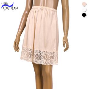 바풀 ER 인견 레이스 속치마 (90 ~ 95)