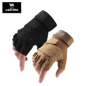 [위즈맥스]밀리터리 전술 반장갑 군용 택티컬 T1 등산 반장갑