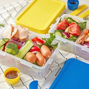 락앤락 투고 3칸 런치박스 도시락 찬합 나눔 밀폐용기 1L