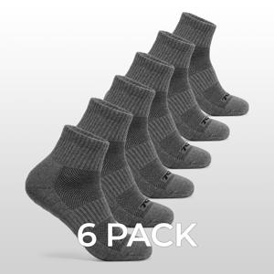 테슬라 스포츠 발목 쿠션 크루 삭스 양말 6팩 TM-MZS42