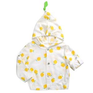 그린베베 국내생산 영유아용 여름 레몬트리 후드점퍼(단품)