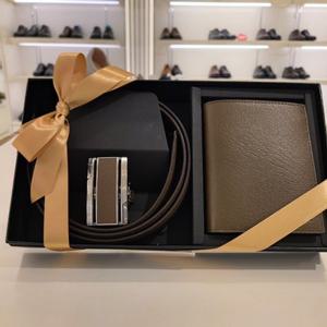 금강제화 랜드로바 남성 SHOWA9004MREGF3 지갑 벨트 세트