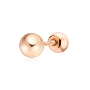 [비앤비골드] 14K 버블볼 4mm 피어싱 귀걸이 한쪽 NPE26796