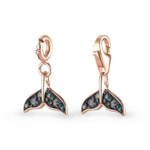 [도로시] 14k 행복해 고래꼬리 다이아몬드 참,펜던트_기본장식