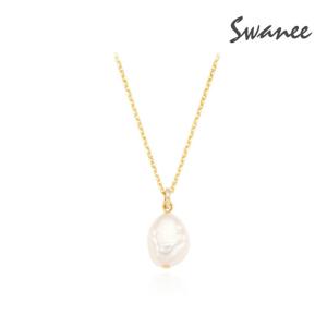 레이어링 못난이 예쁜 진주 목걸이 (R494521N/SILVER)