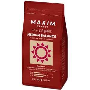 맥심 시그니처 블렌드 미디엄 밸런스 200g