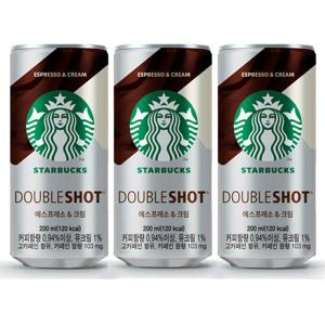 스타벅스 더블샷에스프레소& 크림200ml x 24캔