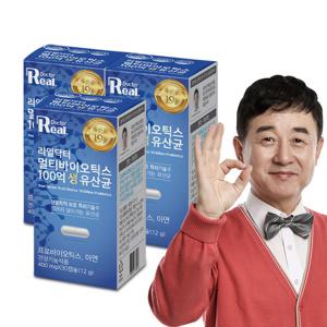 리얼닥터 멀티바이오틱스 100억 생 유산균 400mgX30캡슐 3개
