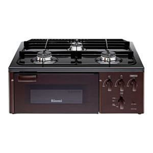 [린나이] 그릴 3구 브라운 가스레인지 RTR-F3300