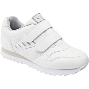 [월드컵][월드컵] 가죽 찍찍이 쿠셔닝 운동화 화이트 (여성용) (