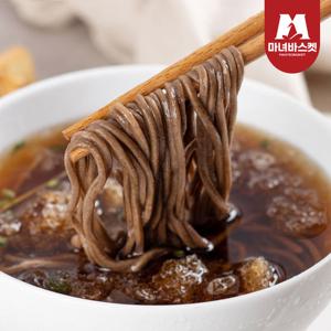 [16시전주문 당일발송]메밀소바10인분(개별포장,생메밀면10팩+소스10개)