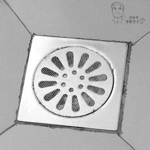 [2개입] 욕실 하수구 배수구 머리카락 거름망 100매