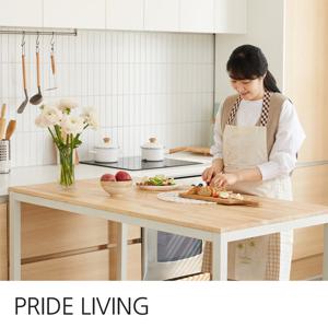 싱크대 보조 높은 원목 테이블_1400X750/바테이블/조리대