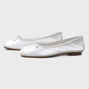 흐꺙 하모니 발레리나 플랫슈즈 무광 가죽 로퍼 HA_TT-00055-BLA