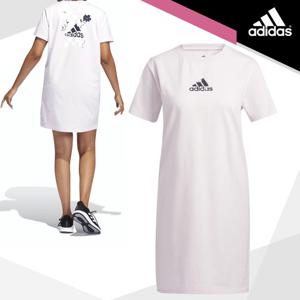 아디다스 우먼스 펀 그래픽 티 드레스(HE4941)롱 반팔