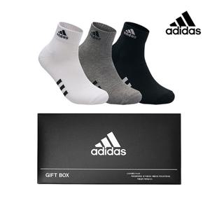 아디다스골프 남녀 이중바닥쿠션 스포츠 양말 선물세트 IF77108