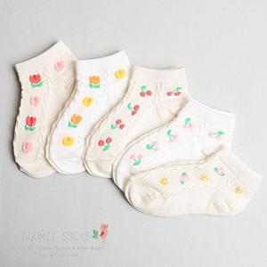 [꼼지]J튤립망 커즈(5족)세트 유아 아동양말 스니커즈