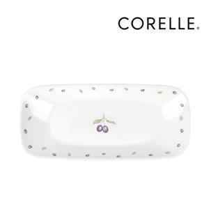 [코렐]플럼 사각생선접시