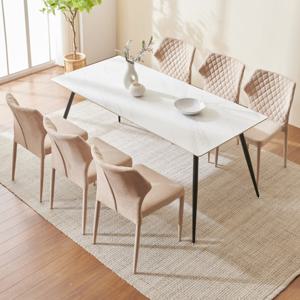 서광퍼니처 코타니 6인 세라믹 식탁 세트_의자6 pj