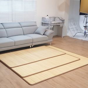 [리앤데코]사계절 국내산 백죽 쿠션 소음방지 대나무자리150x200