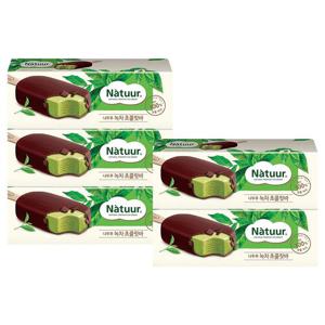 나뚜루 녹차밀크초콜렛바90mlX5개