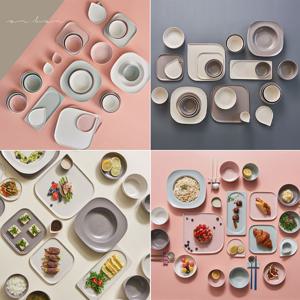 라씨에뜨 온반 6인 그릇세트 31p / 예쁜 무광도자기 그릇세트