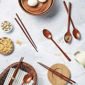 한샘 천연옻칠 장미목 수저세트_4인조