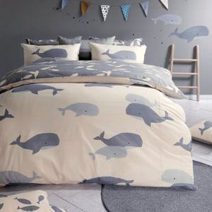 키즈돔 고래친구 면모달 차렵이불 패드세트/아동침구