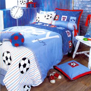 키즈돔 사커보이 순면 차렵이불 패드세트 / 아동주니어침구