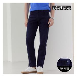 [뱅뱅][뱅뱅] 남성 썸머 스트레치 데님 네이비